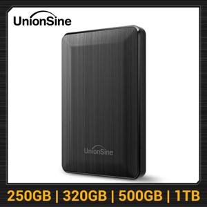 AliExpress Collection UnionSine 휴대용 외장 하드 드라이브, 2.5 인치 HDD, 250GB, 320GB, 500GB, 1TB, USB3.0 스토리지, PC, 맥, 데스크탑, 맥북과 호환 가능