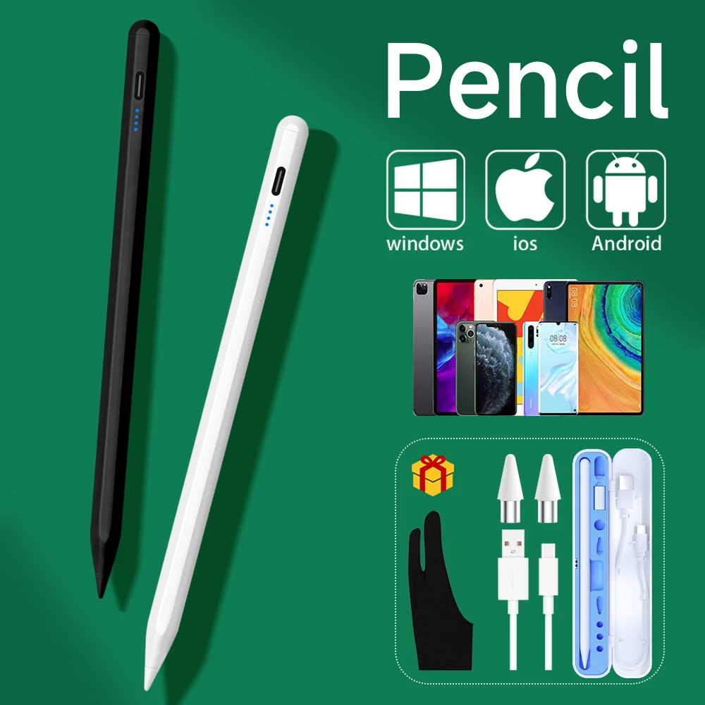 범용 스타일러스 펜, 안드로이드 IOS 윈도우 태블릿, 휴대폰 스타일러스, 애플 펜슬 2, 삼성 화웨이 샤오미 태블릿 펜
