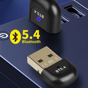 USB 블루투스 5.4 어댑터 무선 5.3 동글, PC 스피커 무선 마우스 키보드 음악 오디오 리시버 송신기 어댑터