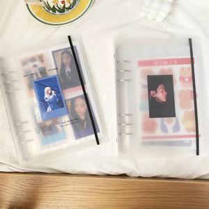 Yoofun A5 바인더 보관 카드 홀더, 북 저널 일기, 일정 플래너, 한국 아이돌 사진 정리, 학교 문구