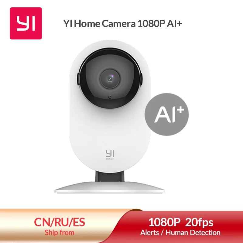 YI 1080P 홈 카메라 IP 스마트 양방향 오디오 와이파이 캠, Monition 감지 감시, 보안 보호, 비디오 녹화