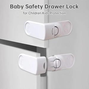 어린이 안전 캐비닛 잠금 장치, 아기 도난 방지 보안 보호대, 아기가 문 열림 방지, 2 개/세트