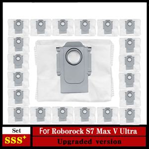 Roborock S7 MaxV 울트라 더스트 백 액세서리 백, 샤오미 S7 프로 울트라 S7 MaxV 플러스 메인 브러시 로봇 진공 청소기 부품