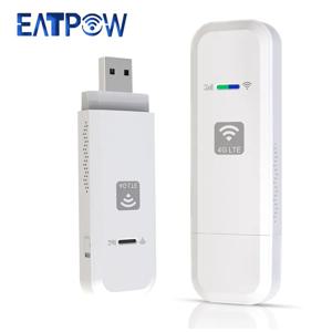 EATPOW SIM 카드 슬롯이 있는 USB 동글 와이파이 라우터, 모바일 무선 와이파이 어댑터, 홈 오피스, 4G LTE 모뎀, 150Mbps