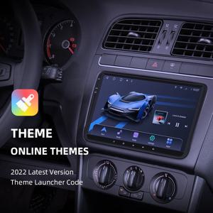 자동차 안드로이드 라디오 플레이어, 온라인 테마 추가 요금, 테마 앱 구축, 더 많은 UI 인터페이스 변경 가능 지원