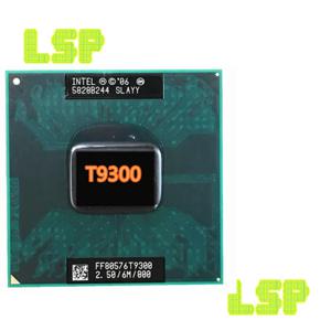 인텔 코어 2 듀오 T9300 SLAQG SLAYY CPU 노트북 프로세서, 2.5 GHz 듀얼 코어 듀얼 스레드 PGA 478 6M 35W 소켓 P
