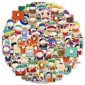 방수 만화 애니메이션 스티커, SouthPark Kenny 팩, 노트북 그래피티, 스케이트보드, 수하물, 전화 스티커, 어린이 선물, 10 개, 50 개, 100 개