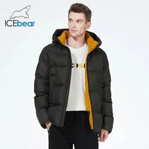 ICEbear 남성용 캐주얼 패딩 코트, 두꺼운 따뜻한 코튼 재킷, MWD3479I, 겨울, 2023 신상