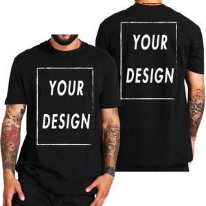 남녀공용 맞춤형 티셔츠, 나만의 텍스트 로고 디자인, 전문 이미지 처리, 코튼 반팔, 맞춤형 티셔츠 선물