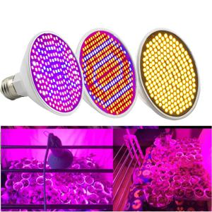 LED 식물 성장 조명 풀 스펙트럼 꽃 성장 햇빛 피토 램프 전구, 실내 피토 램프, 하이드로 성장 박스 텐트 조명