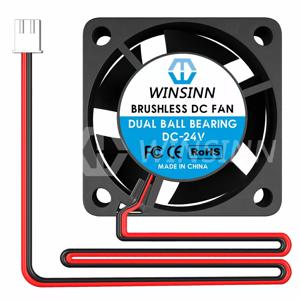 WINSINN 4020 유압 듀얼 볼 베어링 브러시리스 냉각, 선풍기 DC 5V, 12V, 24V, 40x20mm, 2 핀