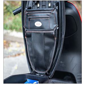 블랙 오토바이 좌석 보관 가방, 오염 방지 스크래치 방지 소재, 전기 자동차 스쿠터 버킷