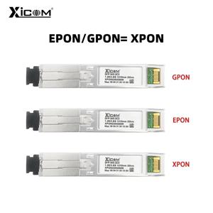 1.25G/2.5G XPON 스틱 SFP ONU (MAC SC 커넥터 포함) 1310nm/1490nm DDM Pon 모듈 Ont 20KM 모뎀, OLT ONU MAC XPON = EPON/GPON