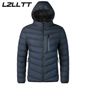 남성용 따뜻한 방수 파카 재킷, 캐주얼 후드 코트, 방풍 두꺼운 아우터, 모자 파카, 가을 겨울 신상품