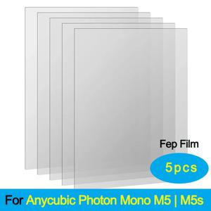 Anycubic Photon M5 Photon M5s UV 송진 3D 프린터용 FEP 필름, 릴리스 필름 LCD SLA 프린터 FEP 시트, 2 개, 5 개, 10 개