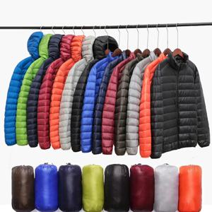 남성용 초경량 패커블 다운 재킷, 방수 및 방풍, 통기성 코트, 사계절 후드 재킷, 2023 신상