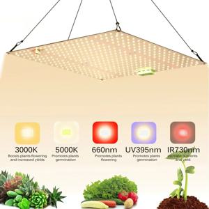 최신 초박형 풀 스펙트럼 LED 알루미늄 성장 조명, 온실 식물 성장 조명용 조광 램프, 뜨거운 성장 조명, 65 W, 85 W, 120W