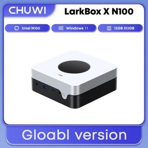 CHUWI LarkBox X 게임 미니 PC, 인텔 N100 UHD 그래픽, 12 세대 인텔 프로세서, 12GB RAM, 512GB SSD, WiFi 6 데스크탑 컴퓨터용