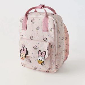 디즈니 만화 미니 마우스 어린이 배낭 미니 책가방, 여아 및 남아용 귀여운 숄더백, 신제품
