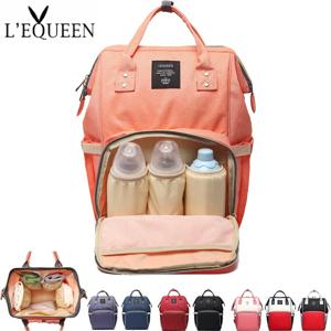 Lequeen 미라 출산 기저귀 가방, 배낭 기저귀 가방, 대용량 유모차 가방, 여행용 기저귀 배낭, 아기 돌보기