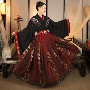 중국 전통 한푸 의상, 고대 한나라 드레스, 동양 공주 드레스, 숙녀 우아함, 당나라 무용복