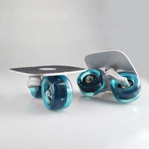 프리라인 롤러 로드 드리프트 보드, 미끄럼 방지 스케이트 보드, 휴대용 스케이트 보드, PU 바퀴 2 개, 1 쌍
