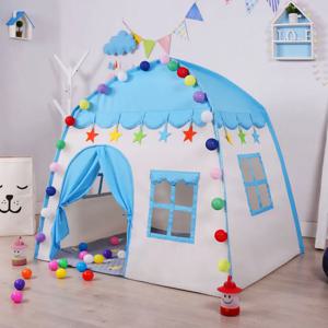 어린이 실내 야외 게임 텐트, 정원 티피 공주 성 접이식 큐비 장난감 텐트, 아기 방 집 티피 놀이방