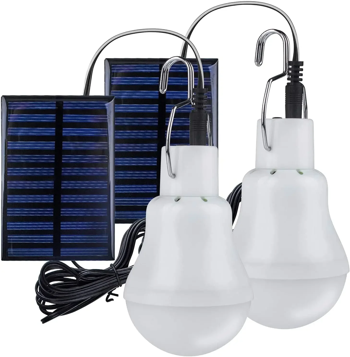 휴대용 LED 태양광 전구, 강력한 실내 집, 방수, 5V, USB 충전, 걸이식 비상 태양광 전원 램프