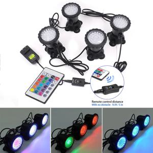 방수 RGB LED 수중 조명 36LED 수영장 분수, 연못 물 정원 수족관 수중 스포트 라이트 램프