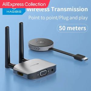 AliExpress 컬렉션 하기비스 무선 HDMI 비디오 송신기 리시버 키트, HDMI 익스텐더 어댑터, TV 동글, 1080P