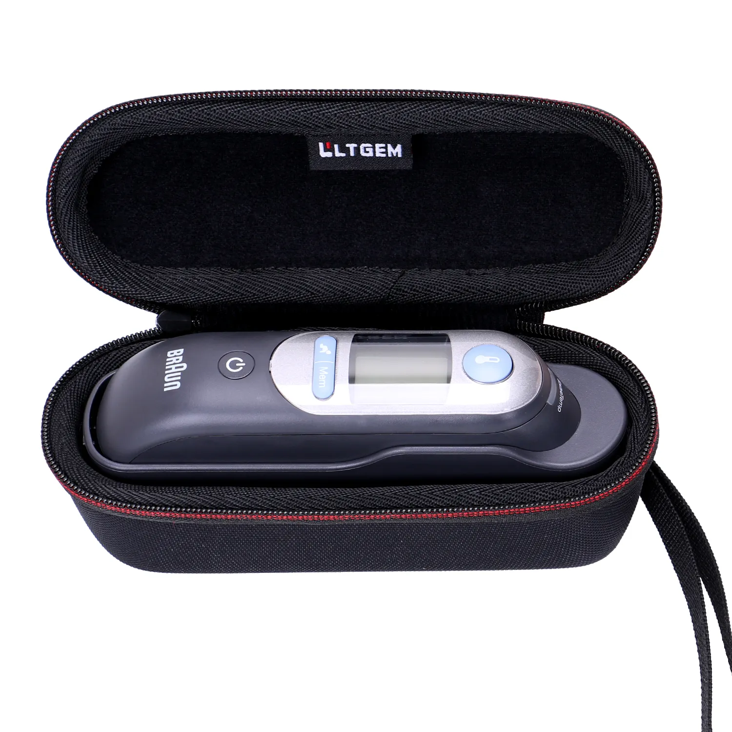 LTGEM EVA 충격 방지 휴대용 하드 케이스, Braun Digital Ear 온도계 ThermoScan 5 IRT6500 & Braun ThermoScan 7 용