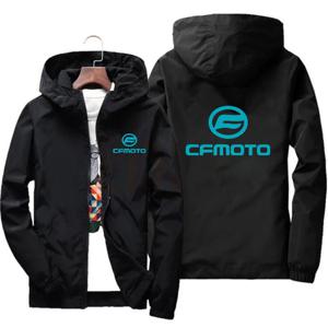 Cfmoto 2024 남성용 레이싱 세트 재킷, 긴팔, 캐주얼 그라데이션 오토바이, 방수 코트, 프린트 의류, 편안한 상의, 신상