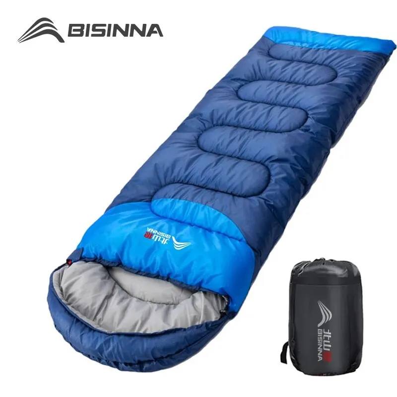 AliExpress 컬렉션 BISINA 캠핑 침낭, 초경량 방수, 겨울 따뜻한 봉투, 배낭 여행 침낭