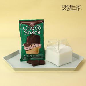 [산과들에] 초코건 10봉 건빵 과자 간식 초콜릿