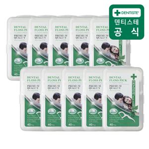 덴티스테 스틱형 치실 40P 10개