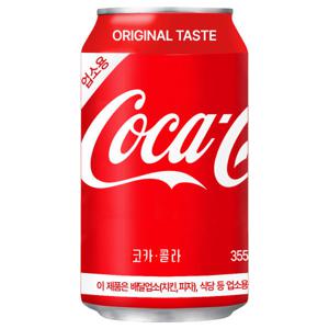 코카콜라 특수채널용 355     48캔 뚱캔 탄산 캔음료 도매 음료수