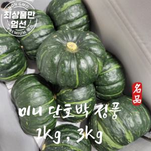 마지막수량  국산 해남 달콤파근 미니단호박 미니밤호박 꿀단지 1    3