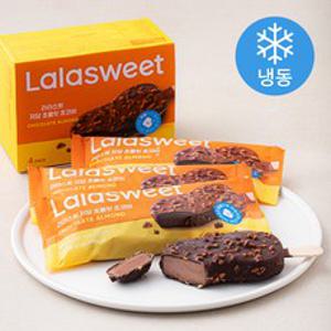라라스윗 저당 초콜릿 초코바 4p (냉동), 360ml, 1개