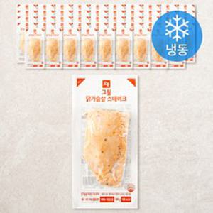 오쿡 그릴 닭가슴살 스테이크 (냉동), 100g, 50팩