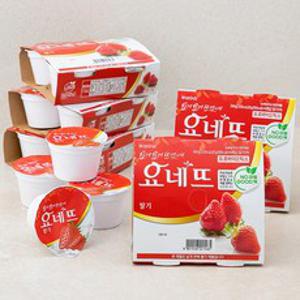 부산우유 요네뜨 딸기, 85g, 24개