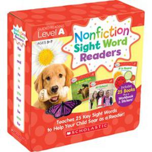 (영문도서) Nonfiction Sight Word Readers: Guided Reading Level a (Parent Pack): Teaches 25 Key Sight Wor... Paperback, Scholastic Teaching Resources