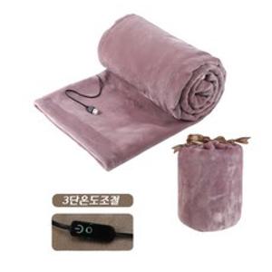 USB 5V/3A 무릎 패딩 담요 온열담요 전기매트 캠핑 차박 사무실 기숙사, [160x85cm]핑크(pink) 3단온도조절