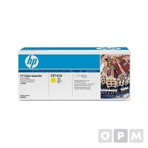 HP 토너 CE742A/노랑/7300매/1EA (WA255F0)