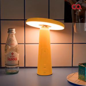 [비밀특가] 디머 무드등 무선 충전식 버섯 램프 인테리어 LED 조명 취침등 수유등