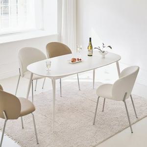 블랑쉬 세라믹 화이트 식탁 테이블 라운드 1400