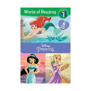 (영어원서) World of Reading Level 1 / Disney Princess 6 Books Boxed Set (Paperback)(CD없음)