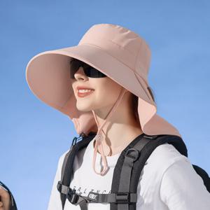 여성 햇빛가리개 챙 모자 플랩캡 등산 낚시 물놀이 모자
