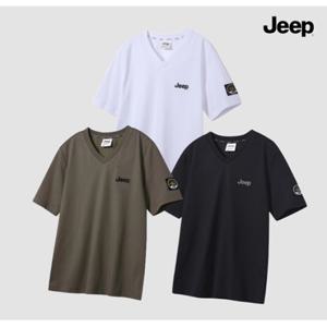 지프 [Jeep] 2024 S S (공용) P2TSU401 브이넥 반팔티셔츠