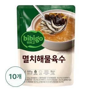 [CJ] [CJ] 비비고 진국육수 멸치해물 500g x 10개