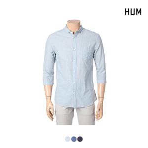 [HUM]남) 코튼린넨 카라변형 7부 셔츠(FHNMCSS121P)